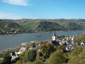 Blick über Lorch am Rhein