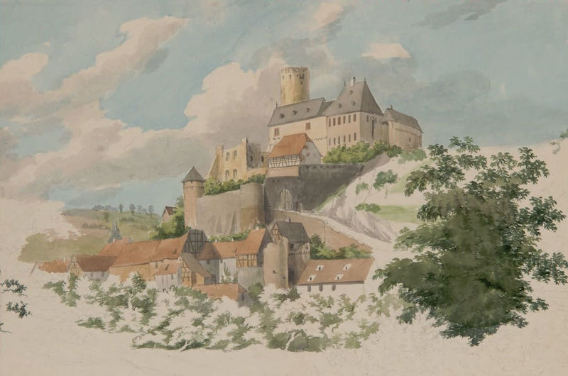 Burg Eppstein um 1823